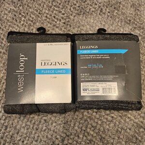 WEST LOOP Seamless Leggings Heather Grey - L/XL